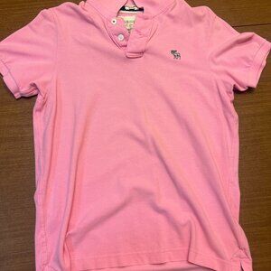Abercrombie and Fitch Polo Shirt - Pink, Size L, Muscle. Rarely worn.